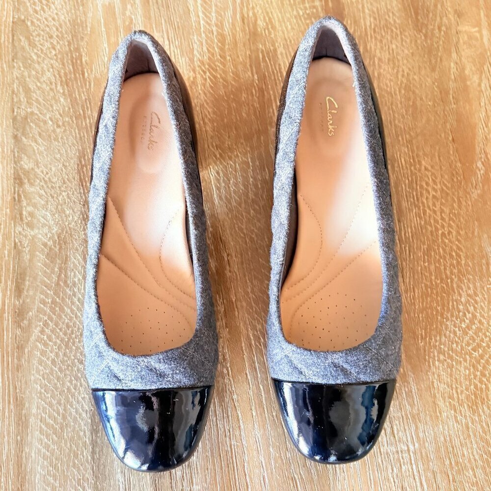 Clarks Closed Toe Pumps